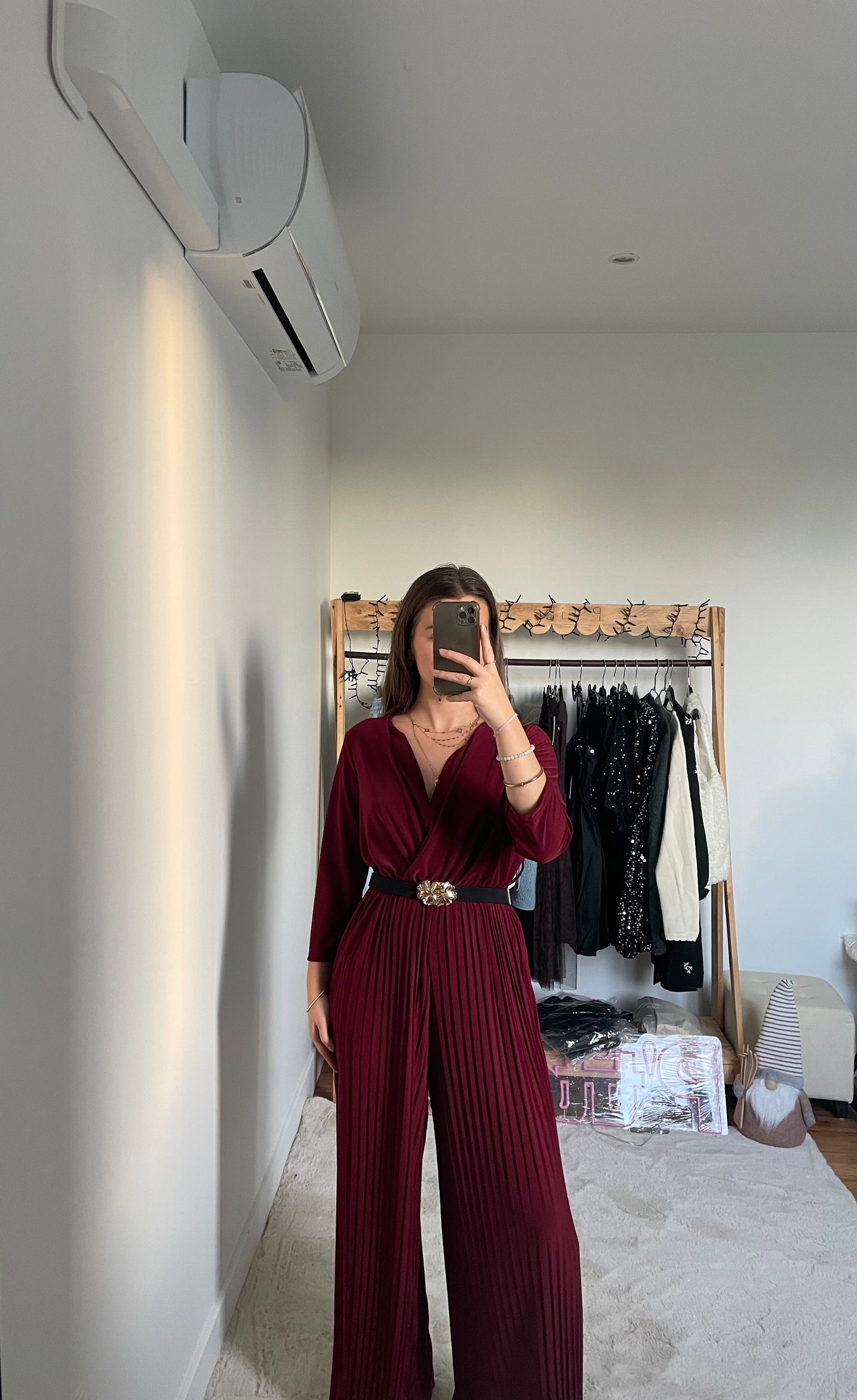 Combi-pantalon - Bordeaux