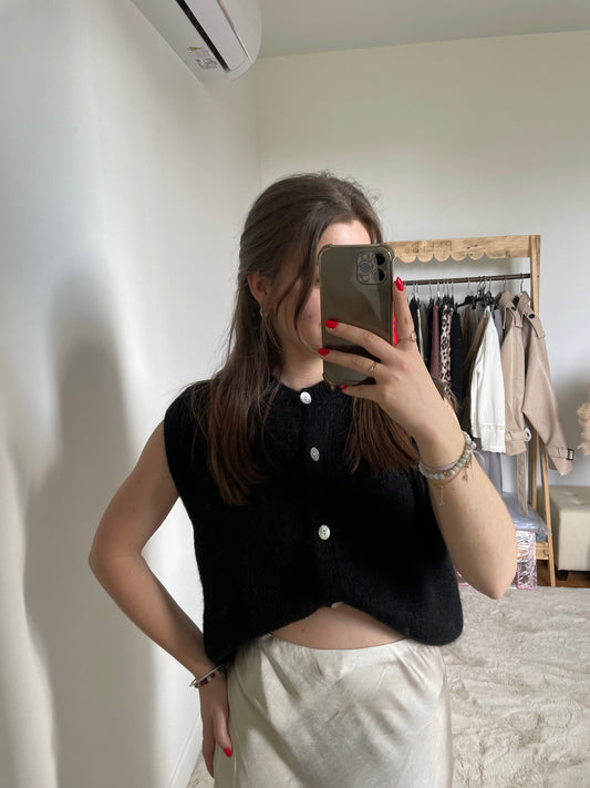 Gilet sans manches - noir