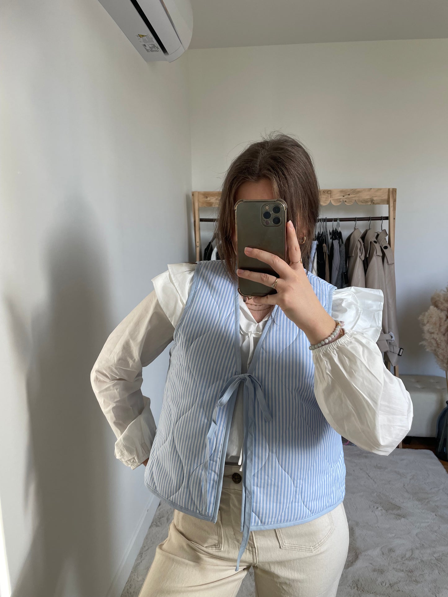 Veste sans manche matelassée