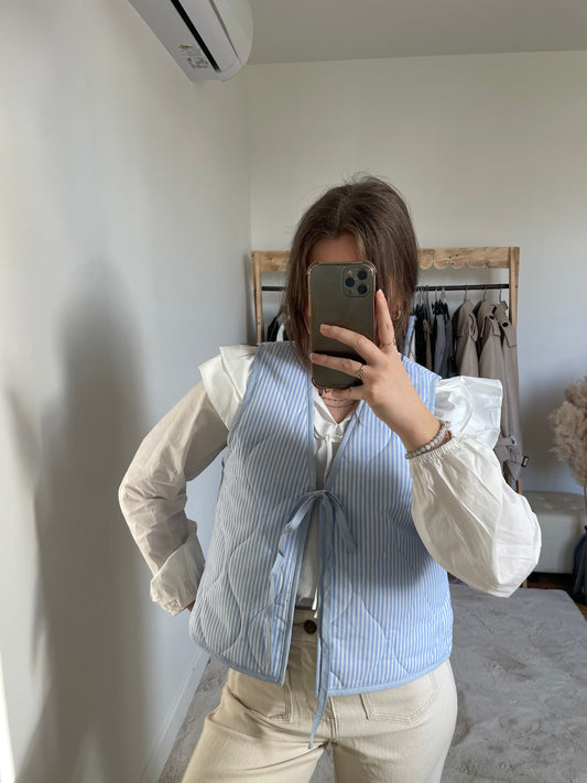 Veste sans manche matelassée