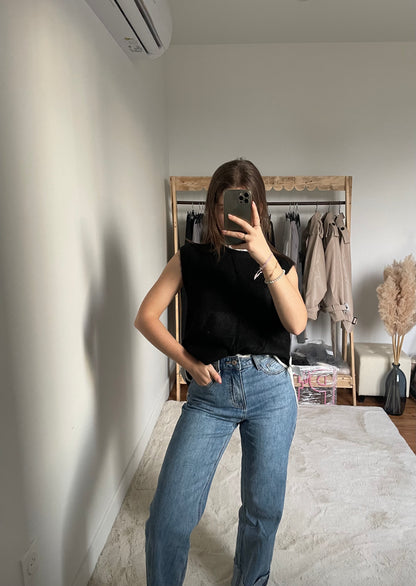 Pull à noeuds  - noir