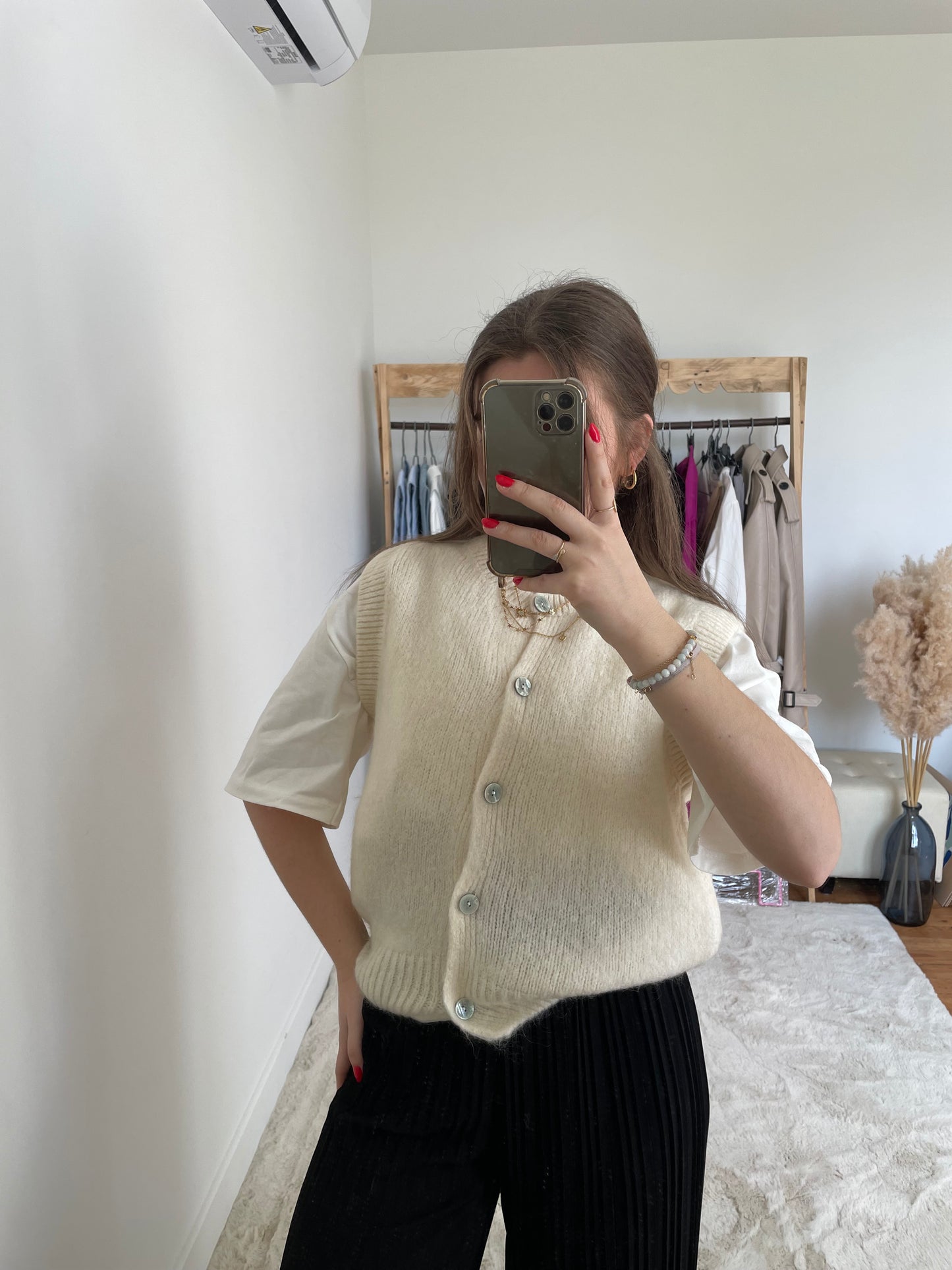 Gilet sans manches - blanc