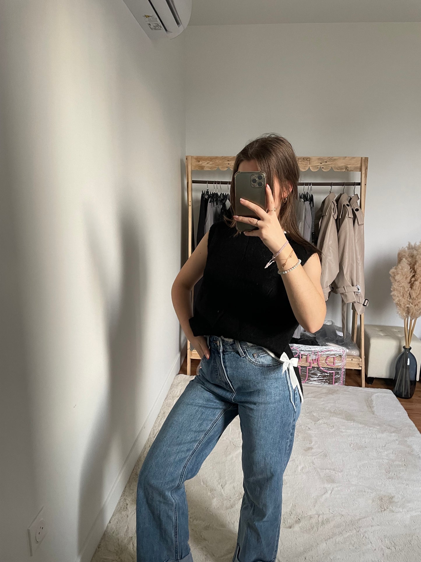 Pull à noeuds  - noir