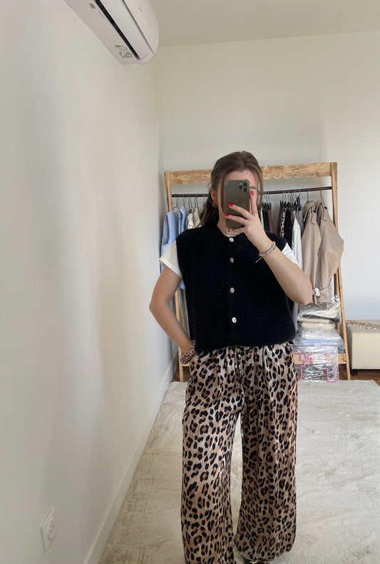 Pantalon effet soie - léopard (EXPEDITION LE 09.04.25)