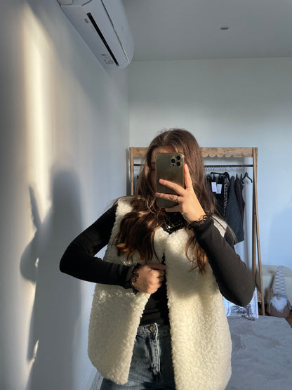 Gilet sans manche - blanc