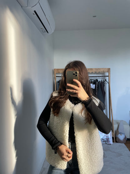Gilet sans manche - blanc