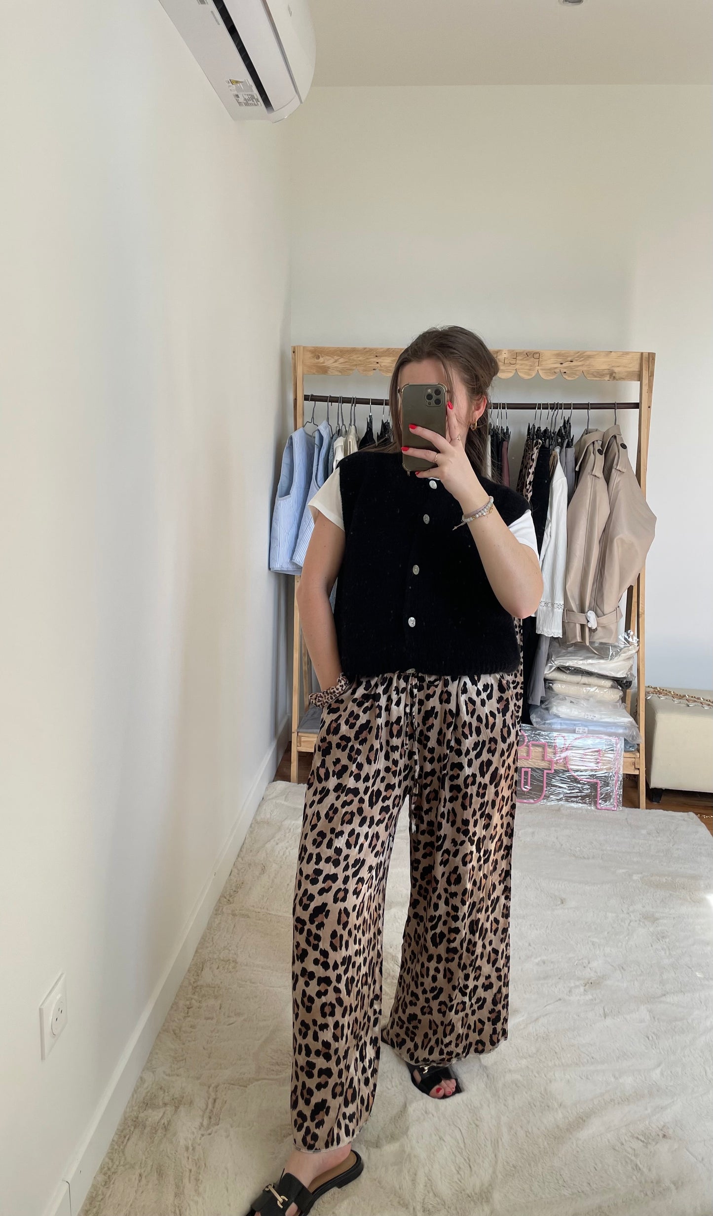 Pantalon effet soie - léopard (EXPEDITION LE 09.04.25)