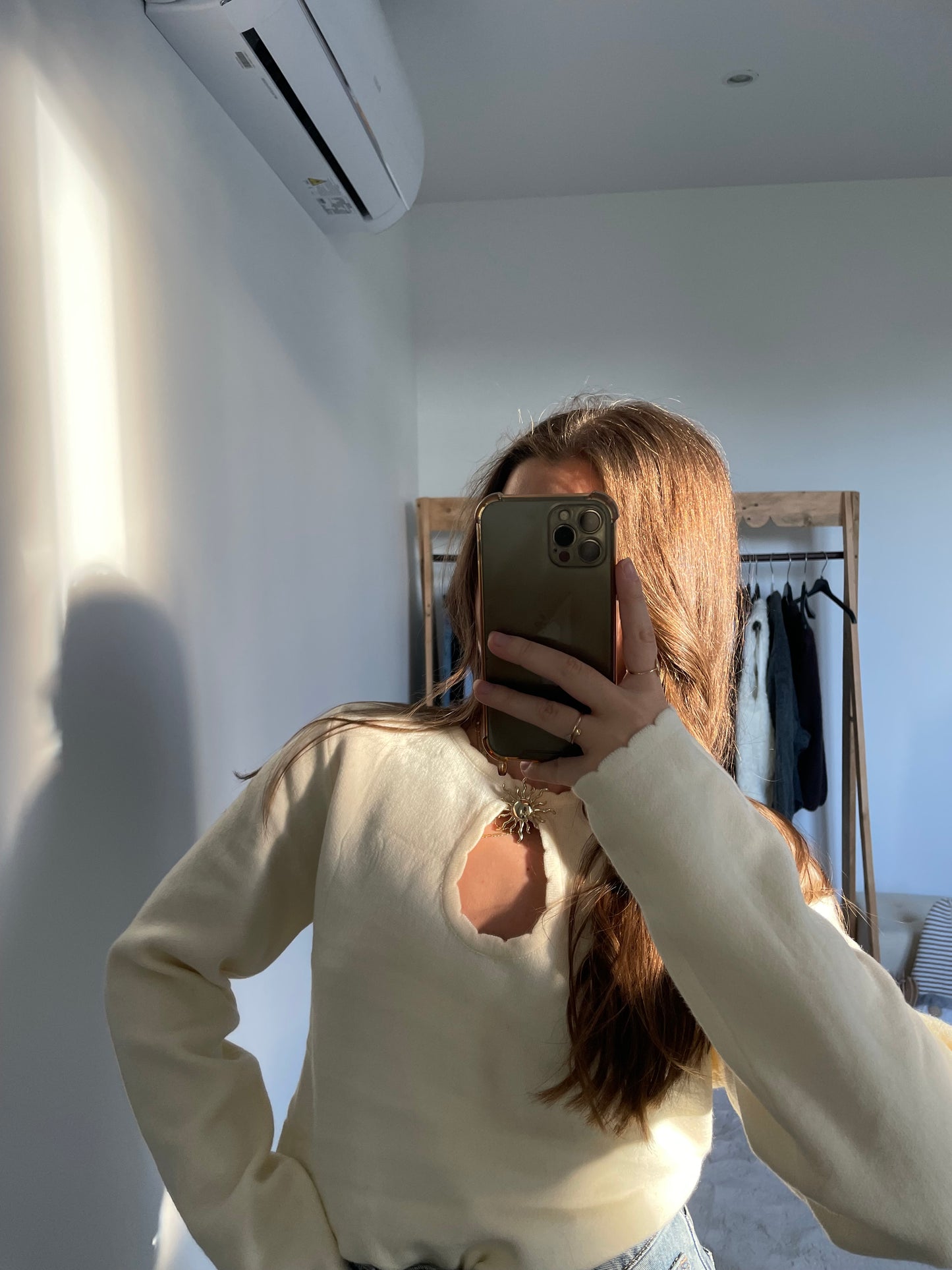 Pull soleil - Crème