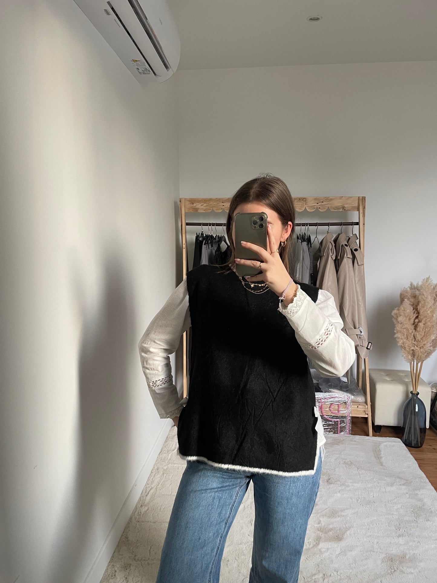 Pull à noeuds  - noir