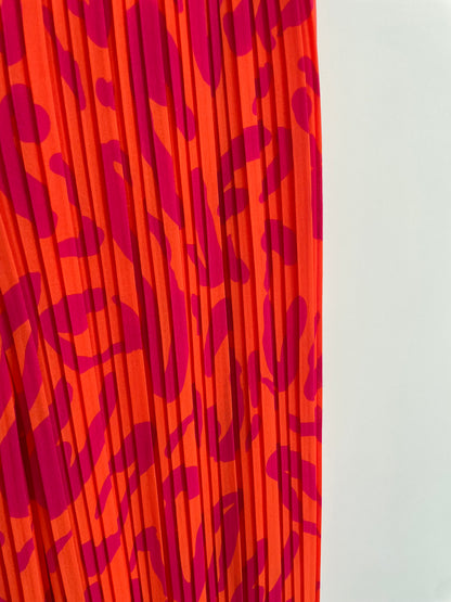 Pantalon plissé - à motif