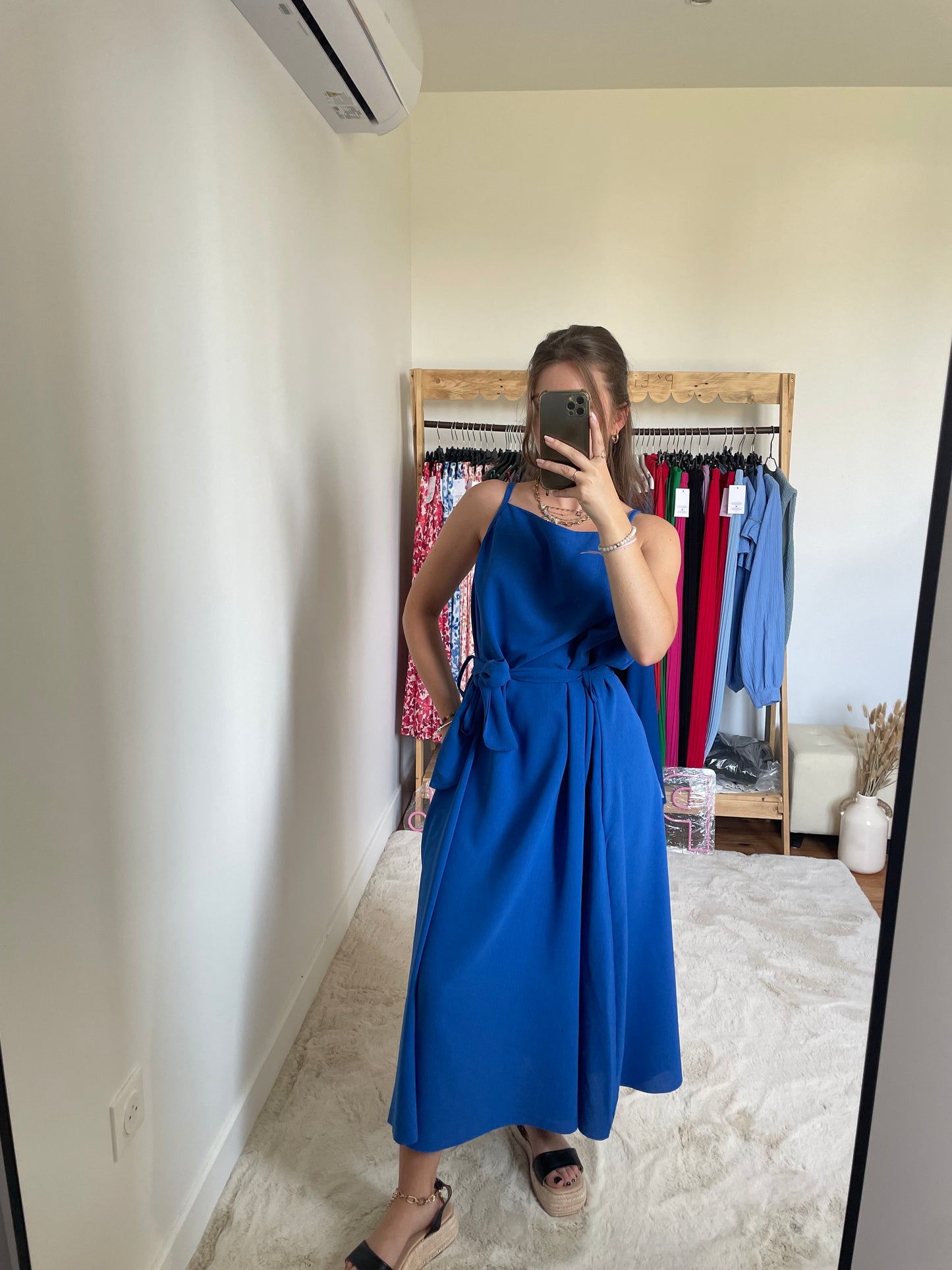 Robe longue - Bleu roi