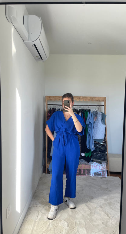Combi-pantalon - Bleu roi