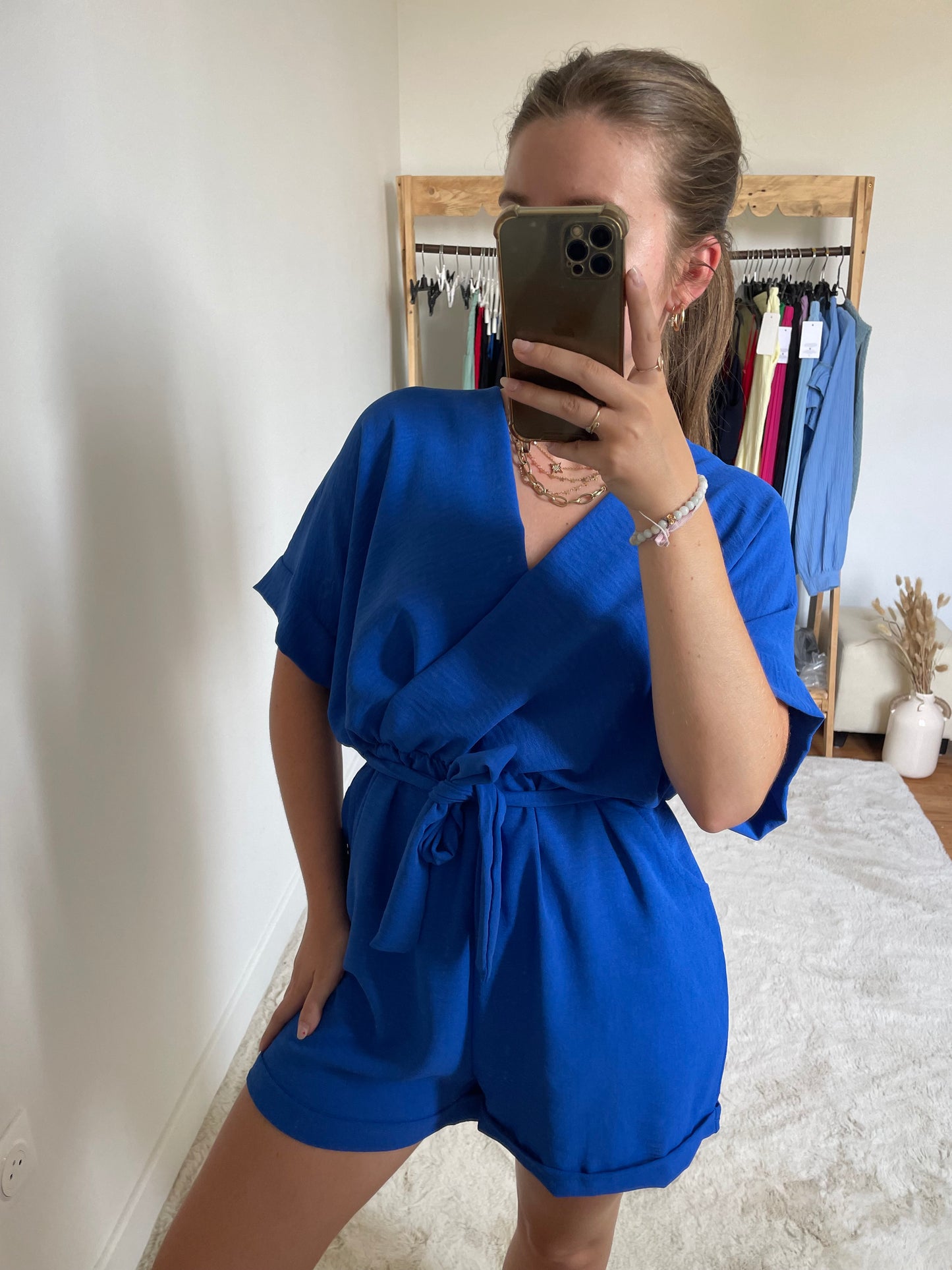 Combi-short - Bleu roi