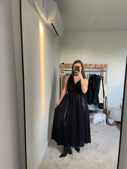 Robe multi-attaches pailletée